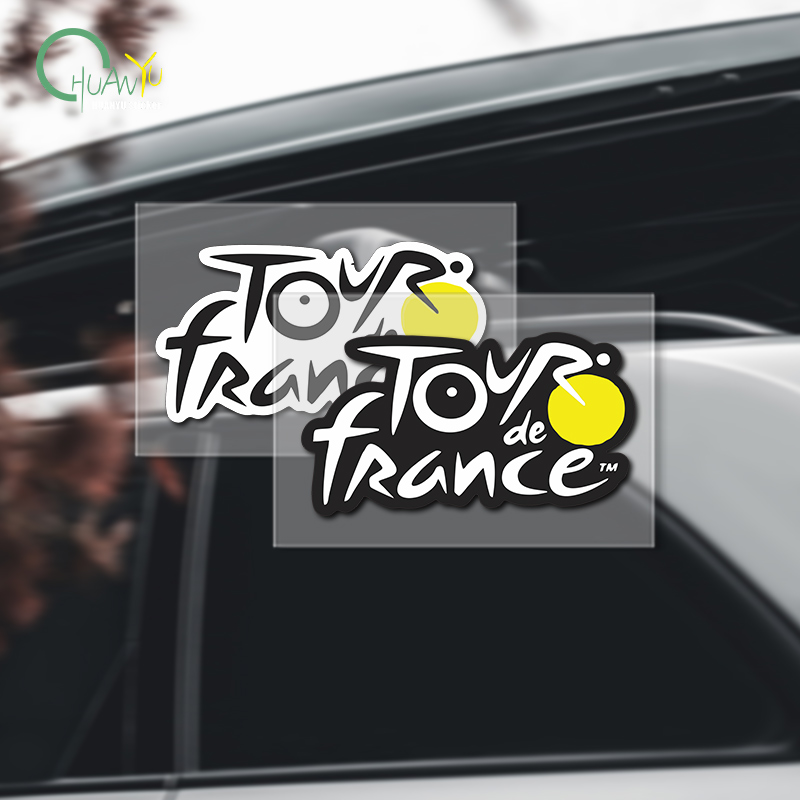 Cycling Zones - Tour de France Logo-Aufkleber für Rennräder