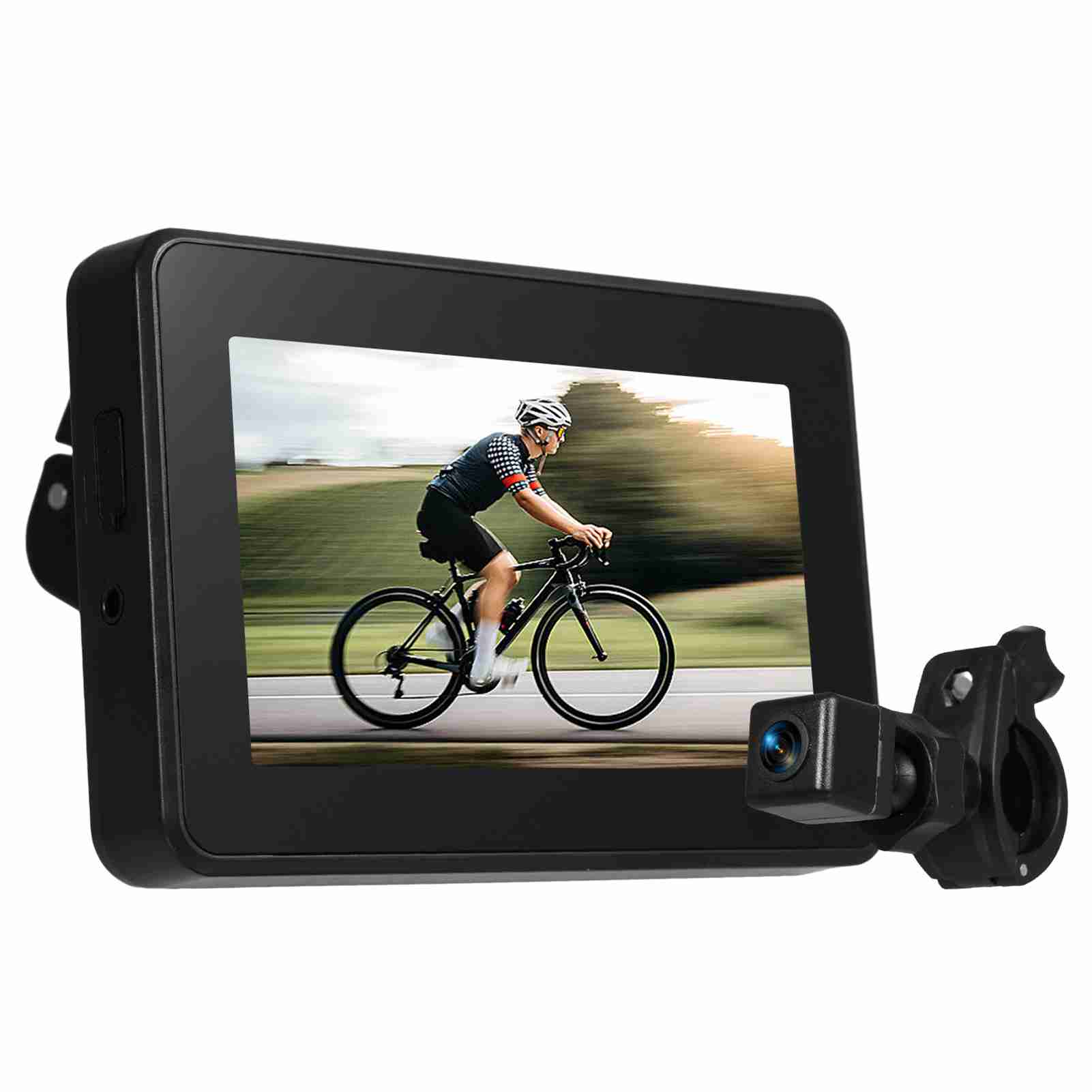 Cycling Zones - Fahrrad-Rückfahrkamera, 1080P, 4,3 Zoll HD-Display, Echtzeit-Straßenüberwachung,
