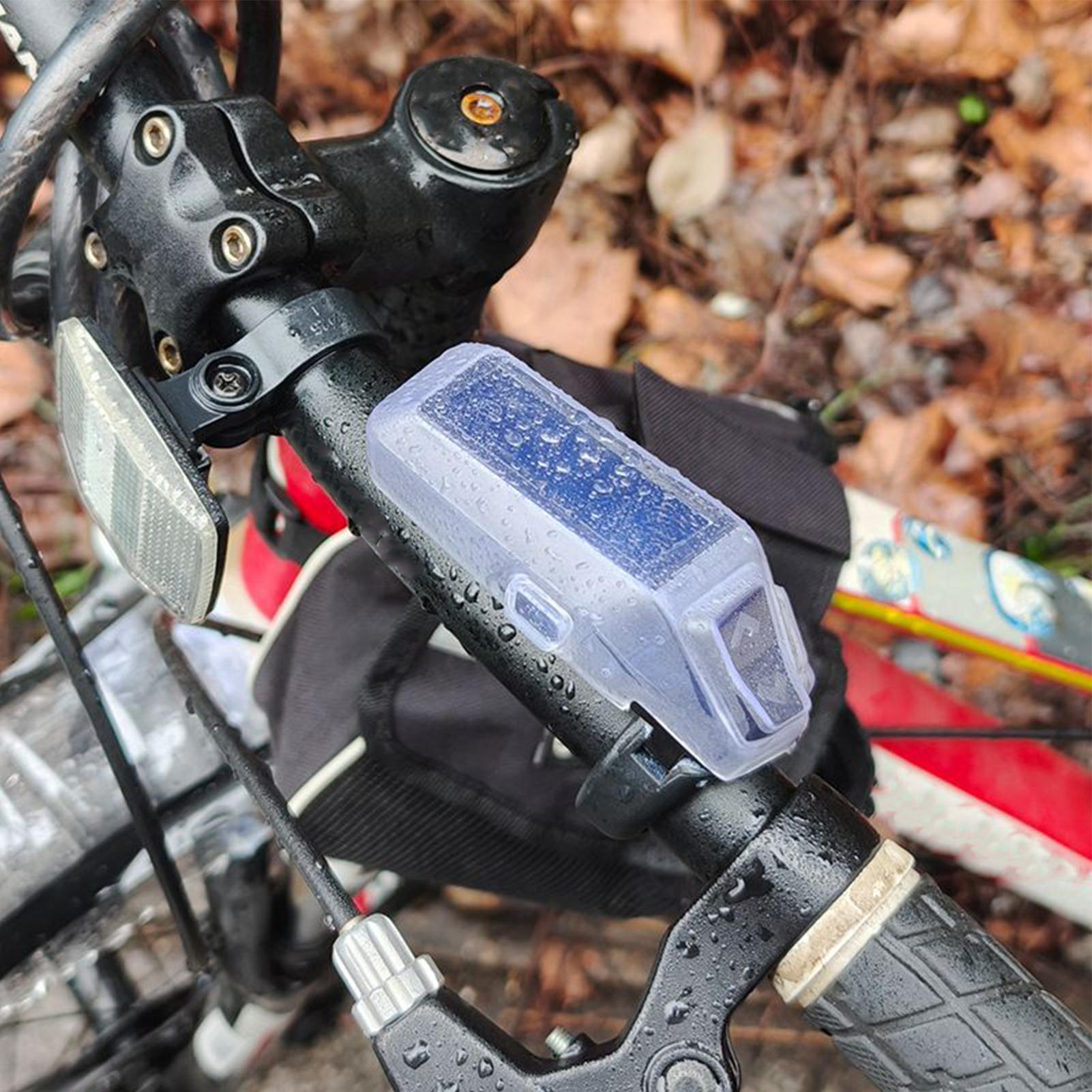 Commuting With Road Bike - Transparente elektrische Fahrrad-Displayhülle, wasserdichter Schutzschild, Fahrradteile