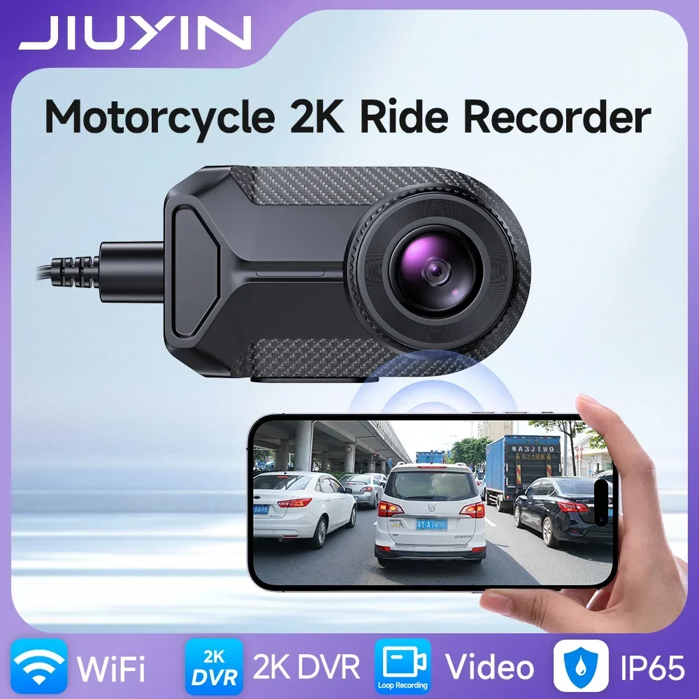 Cycling Loop - JIUYIN 2K HD WLAN Motorradkamera Wasserdicht