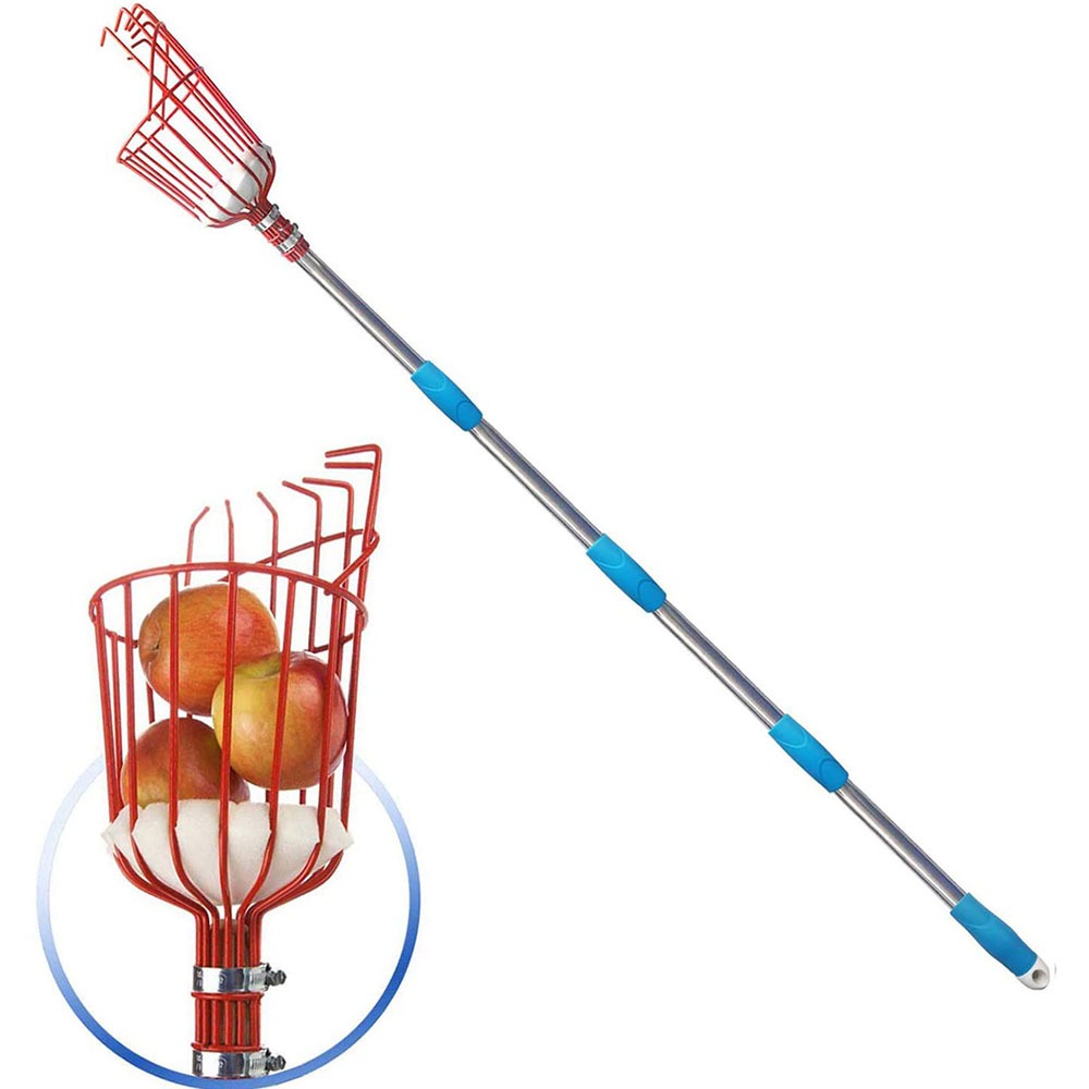 Cycling Zones - 260cm Obstpflücker, Korb mit einstellbarer Tiefe,