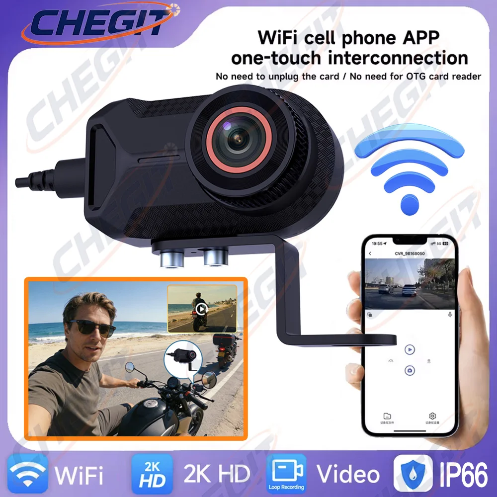 Neue 2K HD Motorrad DVR WiFi A – Cycling Loop Bewertung und Preis