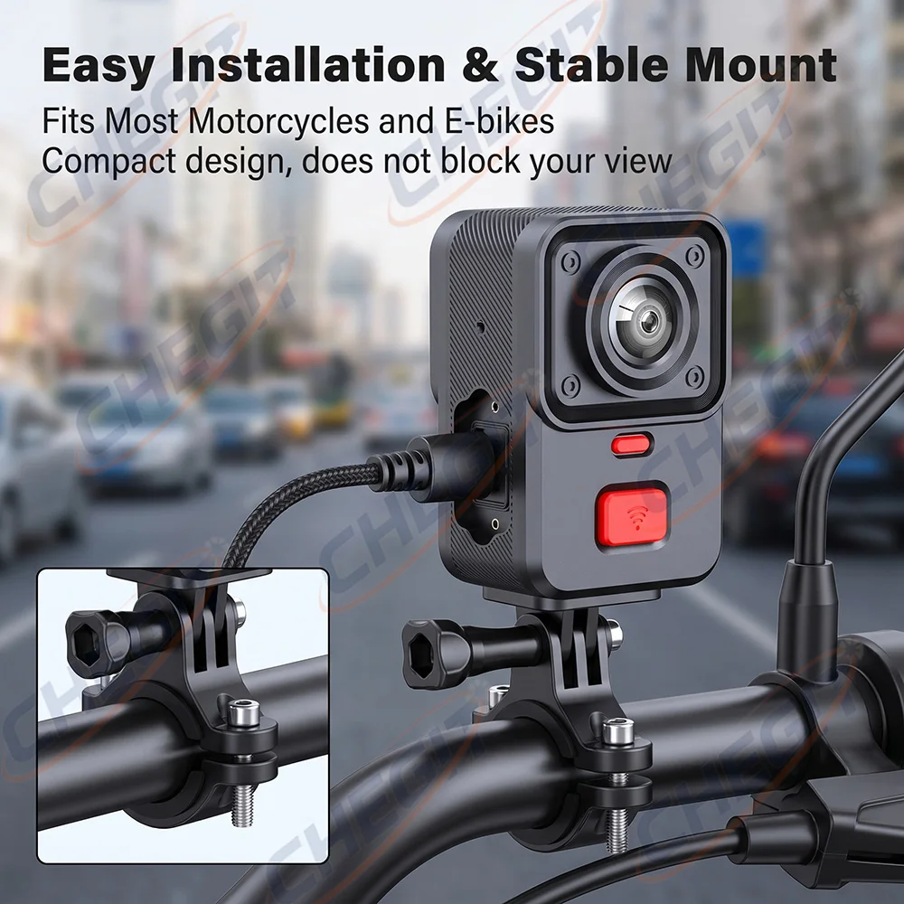 2-Kamera-Motorrad-DVR 2K HD Wi – Cycling Loop Bewertung und Preis