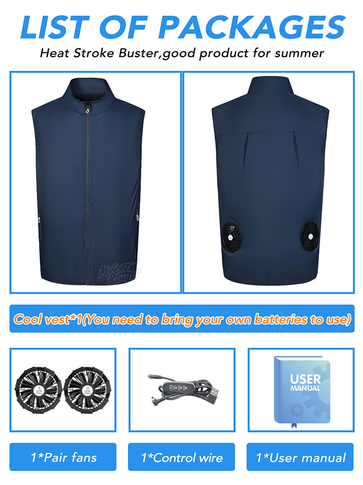 Fan-Weste, tragbare, klimatisi – Cycling Commute Clothes Bewertung und Preis