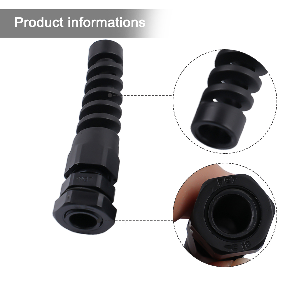 5pc pg7/pg9 m16/pg11 weiches G – Cable Lock Flexible Bewertung und Preis